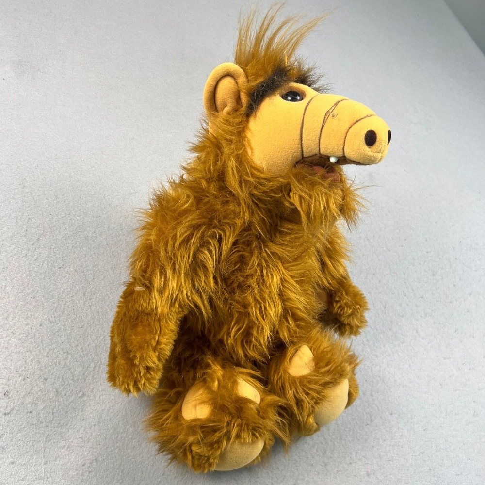 Vintage ALF Plush Doll 18" 1986 Alien Productions Stuffed Animal Coleco Toy Soft